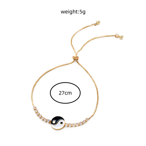 Brass Gold Plated Tai Chi Yin Yang Pendant – Jewelry Gift Ideas — 2