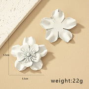Vintage Flower Earrings For Women Niche Design Spray – Gifts for Her — 19