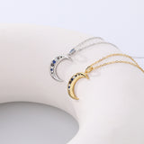 Yuanfan 925 Sterling Silver Moon Necklace Female – Jewelry Gift Ideas — 3