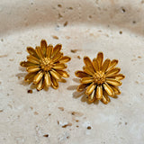 Retro Titanium Steel Stylish Flower Earrings – Holiday Gift Ideas — 4