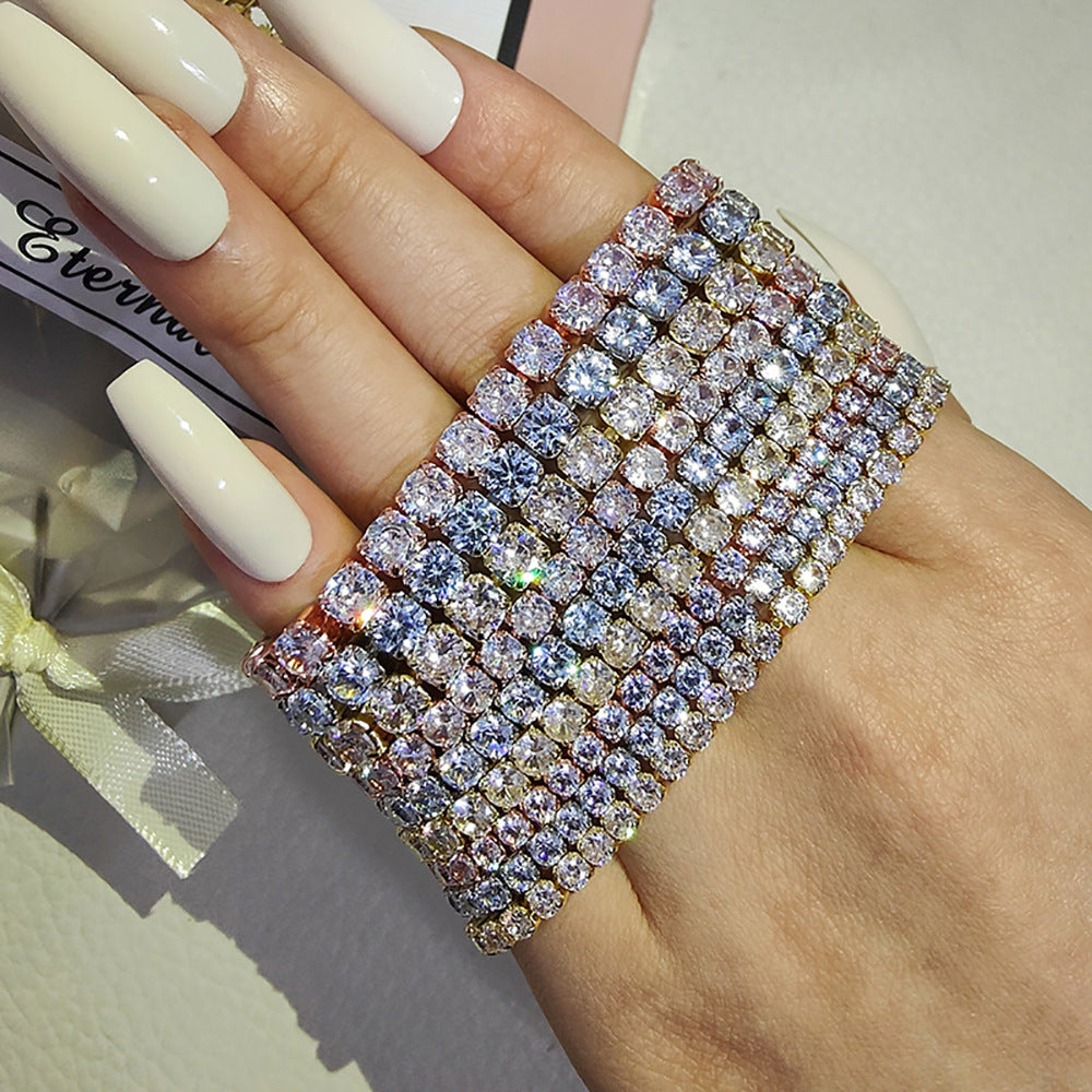 Tennis Bracelet Female Zircon Full Diamond – Jewelry Gift Ideas — 1