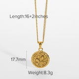 Statement Square Tarot Signet Pendant Necklace – Jewelry Gift Ideas — 11