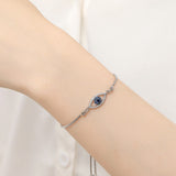 Fashion Copper Inlaid Zircon Eye Bracelet – Jewelry Gift Ideas — 4