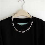 Briar Iron Thorn Bamboo Knot Necklace – Jewelry Gift Ideas — 5