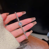 Exquisite Full Rhinestone Zircon Bracelet Female – Jewelry Gift Ideas — 3