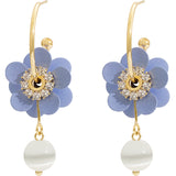Flower Earrings Design Soft And Trendy Opal – Everyday Gifts — 3