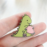 Cute Dinosaur Knit Sweater Brooch Creative – Jewelry Gift Ideas — 5
