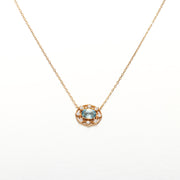 Natural Citrine Necklace Sky Blue Topaz – Jewelry Gift Ideas — 5