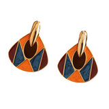 Women's Enamel Drop Oil Design High-grade Ear Studs – Gifts for Her — 4