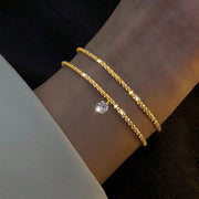 Sparkling Zircon Bracelet 2-piece Set – Jewelry Gift Ideas — 9