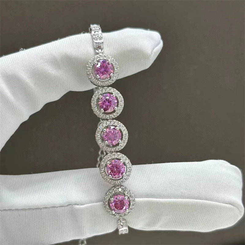 Moissanite Bracelet Women's Full Diamond Color – Jewelry Gift Ideas — 1