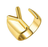 Women's Personality Fashion 26 English Letters Ring – Stylish Gifts — 16