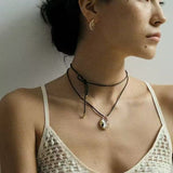 White Crystal Necklace Lightweight Luxury Niche – Jewelry Gift Ideas — 4