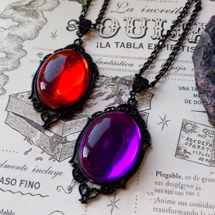 Vintage Gothic Quartz Crystal Necklace – Jewelry Gift Ideas — 1