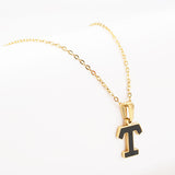 Titanium Steel First Word Letter Necklace Women's – Jewelry Gift Ideas — 17