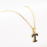 Titanium Steel First Word Letter Necklace Women's – Jewelry Gift Ideas — 17
