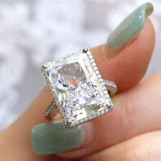 Bright Rectangular Eye-catching Ring Fashion Simple – Stylish Gifts — 4