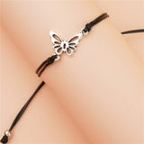 Butterfly Wax Line Woven Adjustable Card Bracelet – Jewelry Gift Ideas — 3