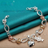 Silver Love Key Bracelet Female Accessories – Jewelry Gift Ideas — 1