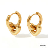 XINGX Earrings Stainless Steel Glossy Earrings – Practical Gifts — 8