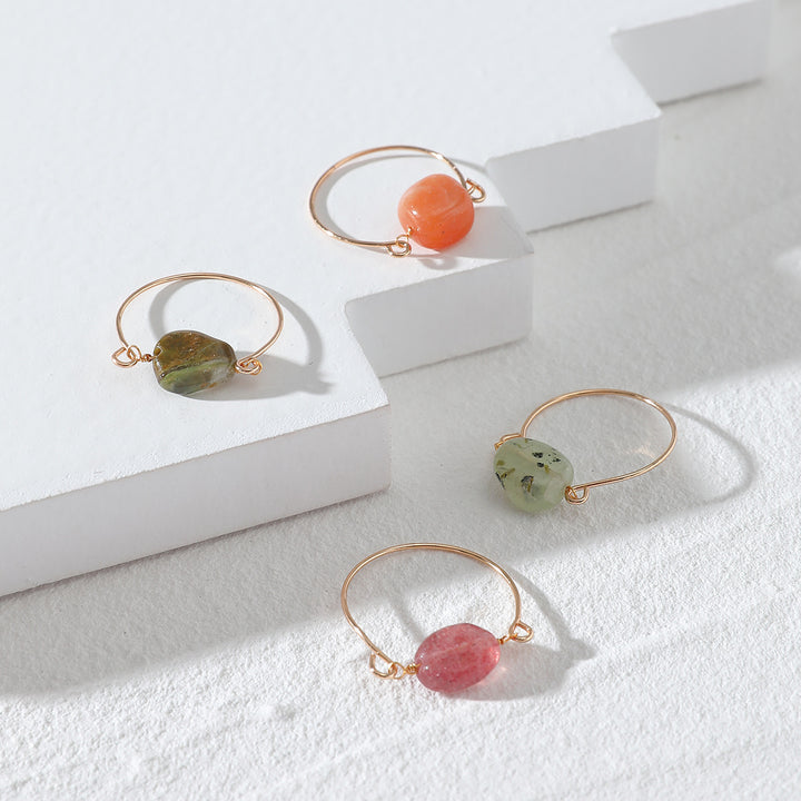 Multi Layered Laminated Stone Ring – Stylish Gifts — 1