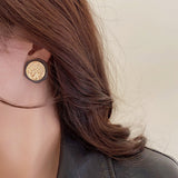 Vintage Acrylic Irregular Geometric Statue Earrings – Practical Gifts — 1