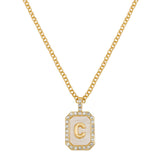 English Letter Fashion Commuter Diamond Necklace – Jewelry Gift Ideas — 18