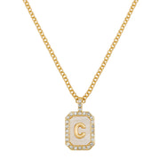 English Letter Fashion Commuter Diamond Necklace – Jewelry Gift Ideas — 18
