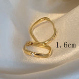 Mother-of-pearl Cross High-end Simple Ear Hoop Ear – Gifts for Her — 5