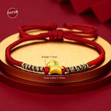 Twelve Zodiac Red Rope Bracelet Female 925 – Jewelry Gift Ideas — 12