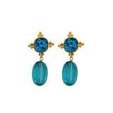 Real Gold Matte Gold Chinese Style Earrings – Stylish Gifts — 3