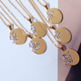 Titanium Steel Mirror Irregular Zircon Necklace – Jewelry Gift Ideas — 6