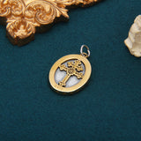 S925 Sterling Silver Lady Portrait Cross Round – Jewelry Gift Ideas — 2