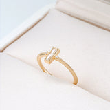 Tee Zircon Brilliant Women's Ring Cut By Dharma Stick – Gifts for Her — 3