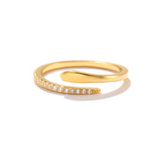 Creative Snake Set Diamond Ring – Birthday Gifts — 5