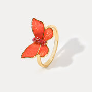 Drop Oil Enamel Craft Butterfly Earrings Suit – Creative Gifts — 13