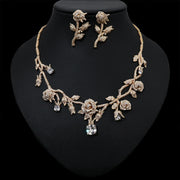 High Quality Flower Bridal Necklace Earring Set – Jewelry Gift Ideas — 6