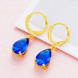 Women's 24K Gold-plated Zircon Earrings – Gifts for Her — 9