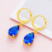 Women's 24K Gold-plated Zircon Earrings – Gifts for Her — 9