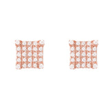 Men's And Women's Silver Inlaid Moissan Earrings – Gifts for Her — 3