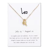 Twelve Constellation Necklace Pendant Female – Jewelry Gift Ideas — 6