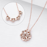Retro Magnetic Folding Heart Shaped Four Leaf – Jewelry Gift Ideas — 9