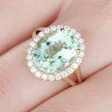 Emerald Full Diamond Micro Inlay Ring – Meaningful Gifts — 4