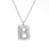 Fashion Letter Necklace Female Stainless Steel – Jewelry Gift Ideas — 16