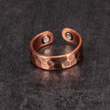 Red Copper Magnetic Health Care Corrugated Ring – Small Gift Ideas — 5