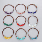 Leather Rope Woven Bracelet For Women – Jewelry Gift Ideas — 7