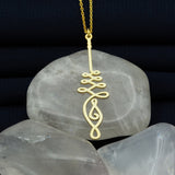 Musician Rune Symbol Pendant Necklace – Jewelry Gift Ideas — 2