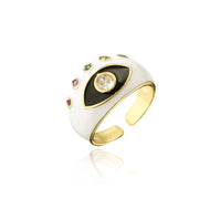 Fashion Oil Dripping Geometric Ring – Stylish Gifts — 4