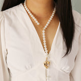 Women's Creative Simple Pearl Love Necklace – Jewelry Gift Ideas — 3