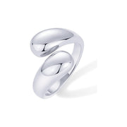 14K Gold Plated Thick Hollow Ring – Holiday Gift Ideas — 7